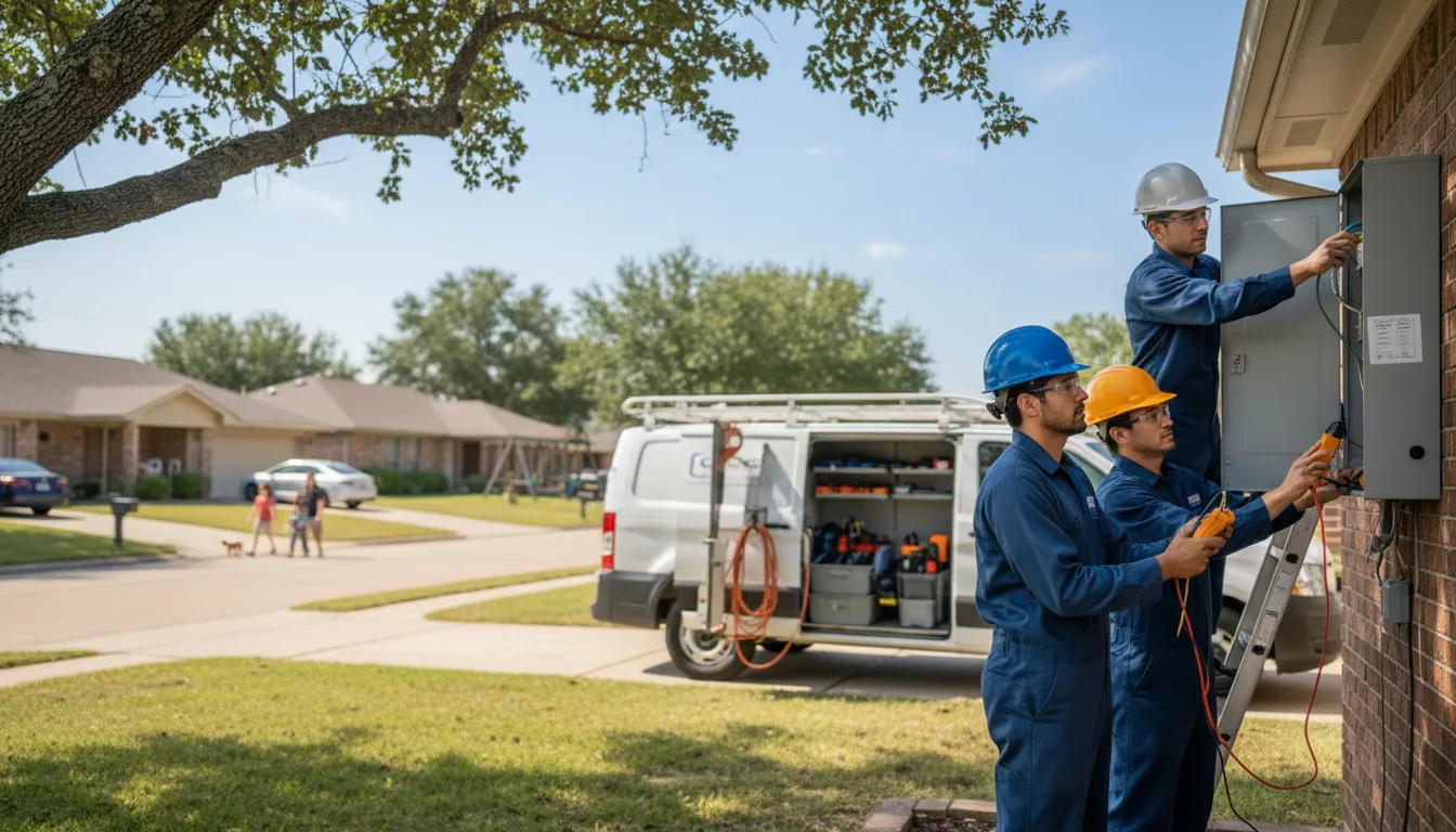 Certified electrician providing emergency electrical services in Fairview, PA